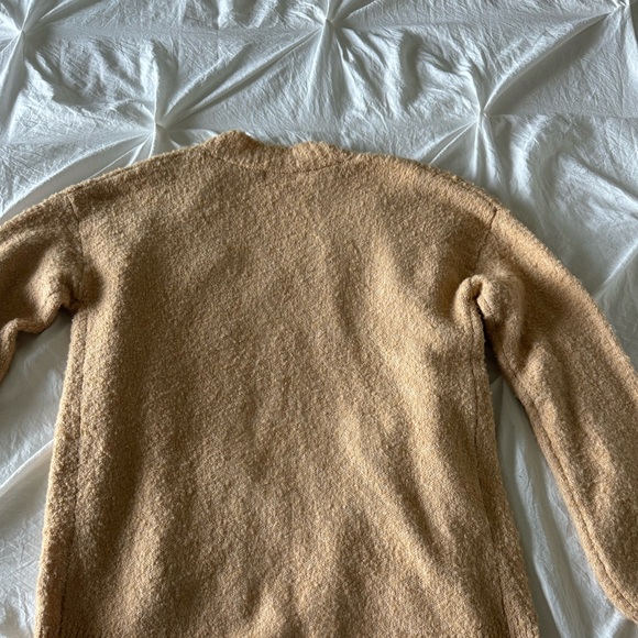 Tan cardigan never worn children’s Large selling for $15.00 - Picture 2 of 4